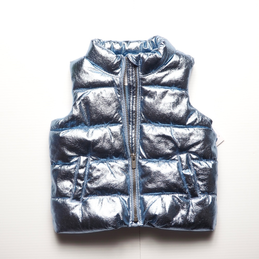 Frost-Free Metallic Vest for Toddler Girls